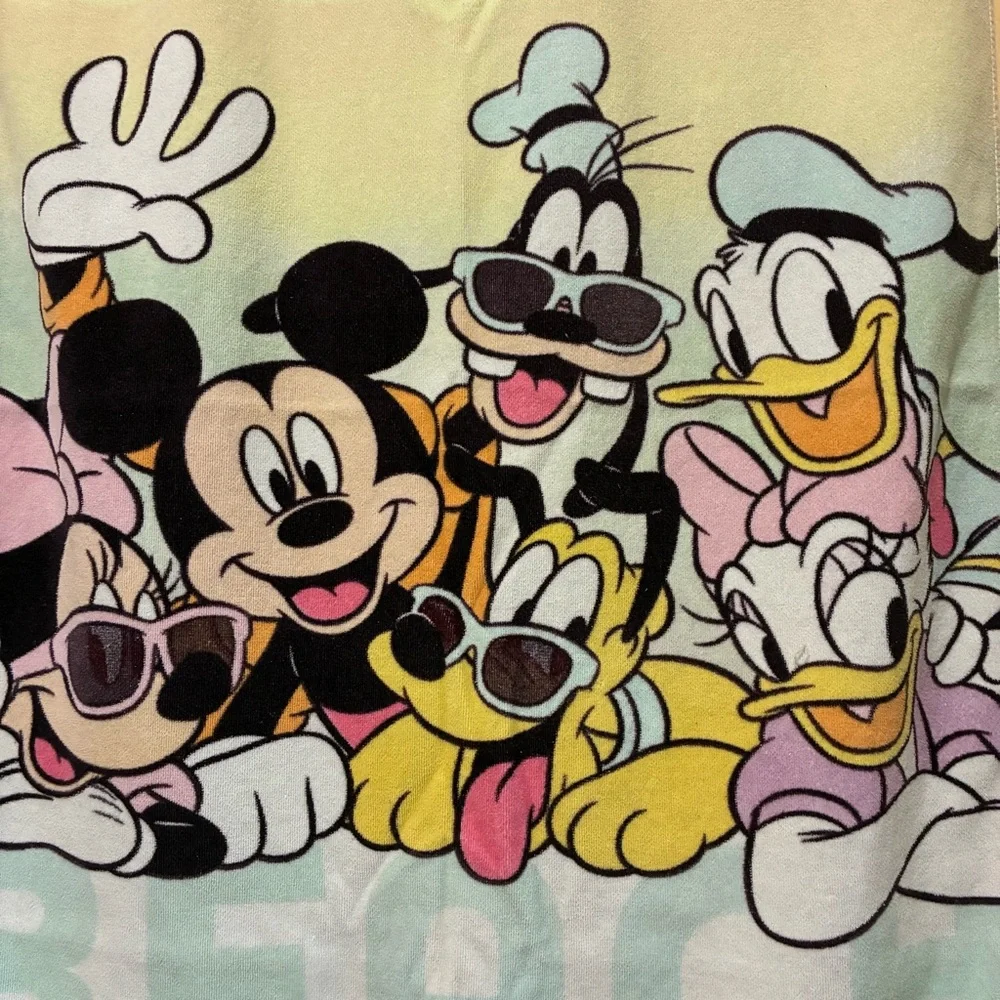 Disney Parks Mickey & Friends Beach Towel Beach Buddies 59”x29”